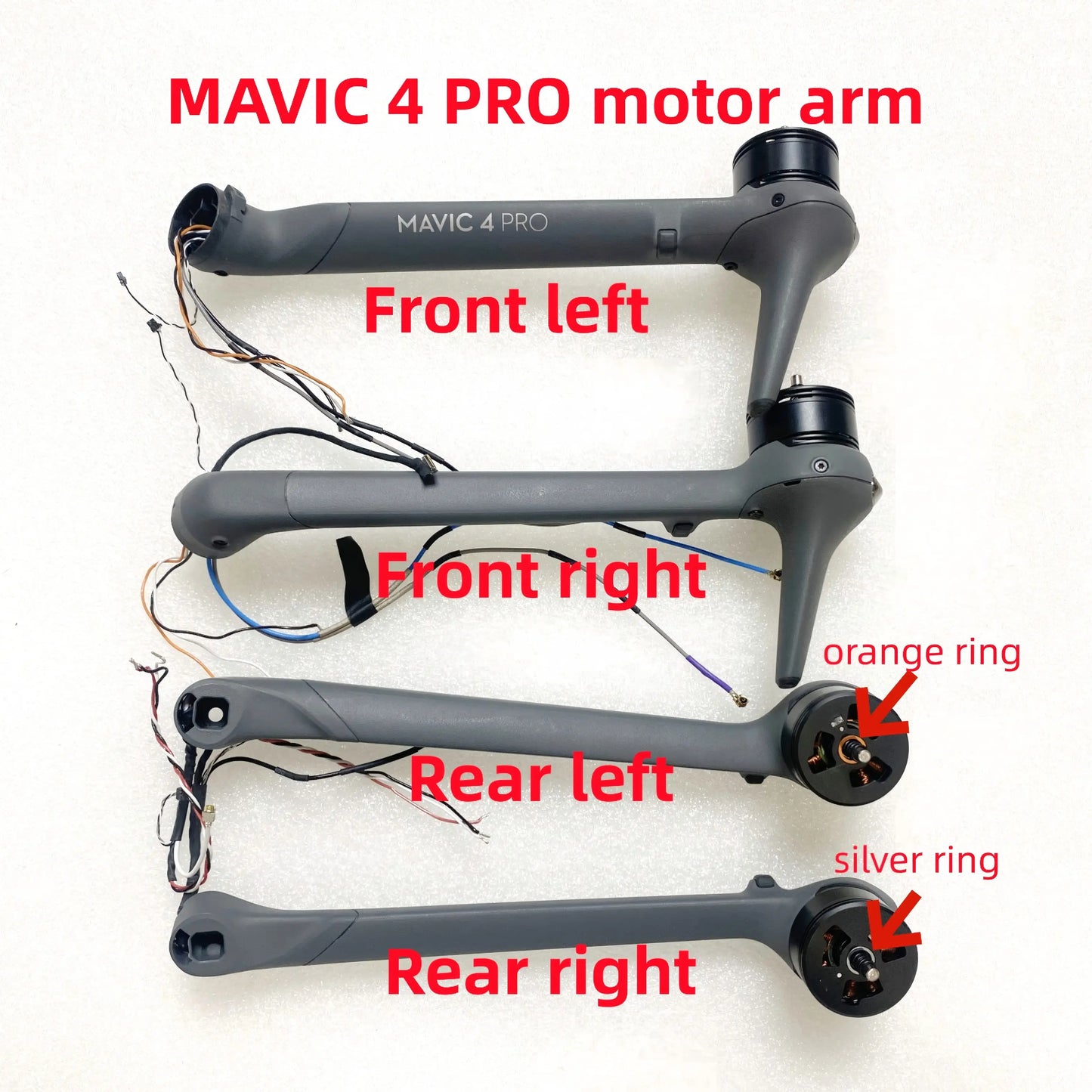 Original MAVIC 4 PRO Motor Arm for DJI Mavic 4pro Arm With Engines Replacement Parts DJI repair parts