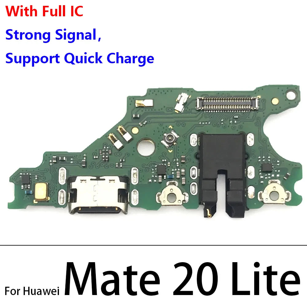 Dock Connector Charging Port Flex Cable For Huawei Mate 9 10 20 30 Pro Lite 20X USB Flex Cable Replacement Huawei phone repair parts