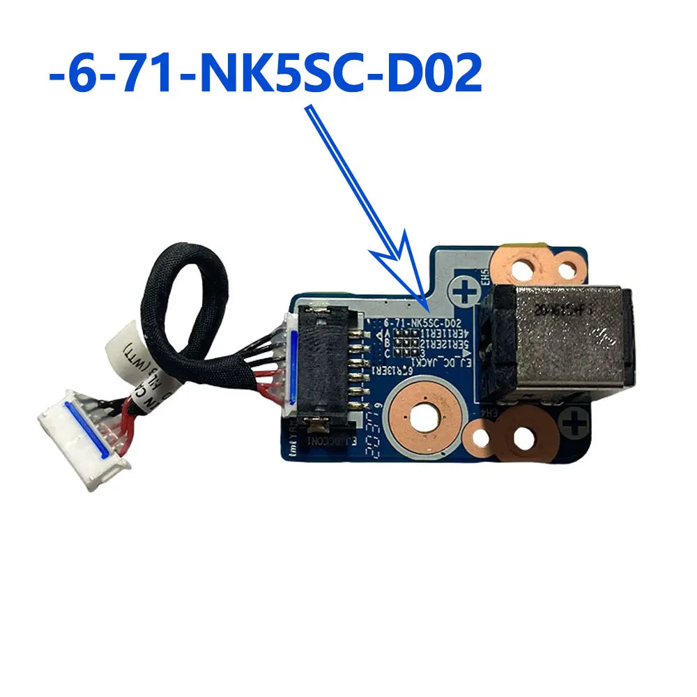 Replace For Hasee K680E K670T ZX6TI-CU5DS ZX6-CU5DS ZX6-NK50SB Z8 Laptop DC-IN Charging Port DC Power Connector Jack Board Cable