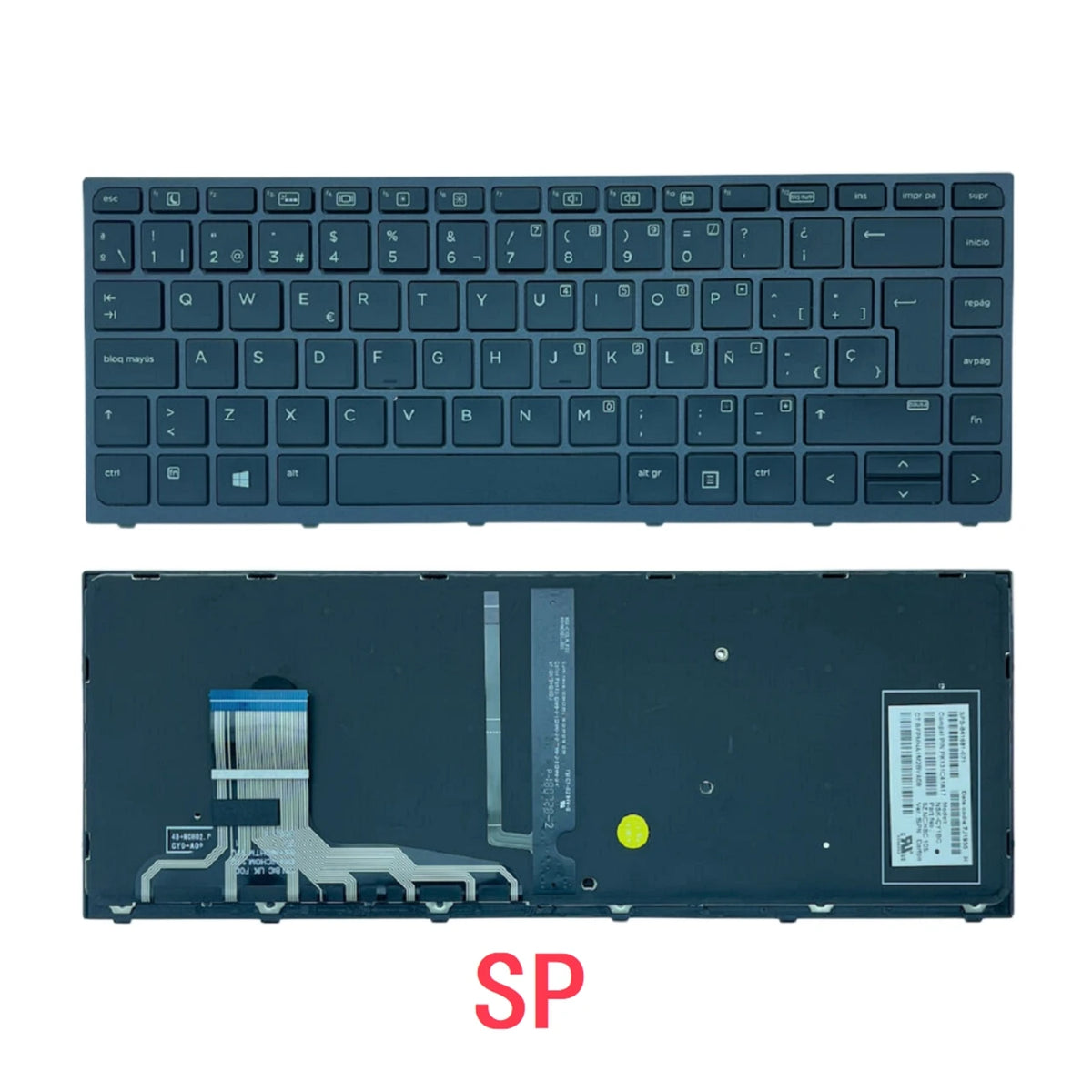 New US Russian Spanish Arab Brazil Language Backlit Keyboard For HP ZBook Studio 15.6" G3 G4 Mobile Workstation (Not HP laptop repair parts