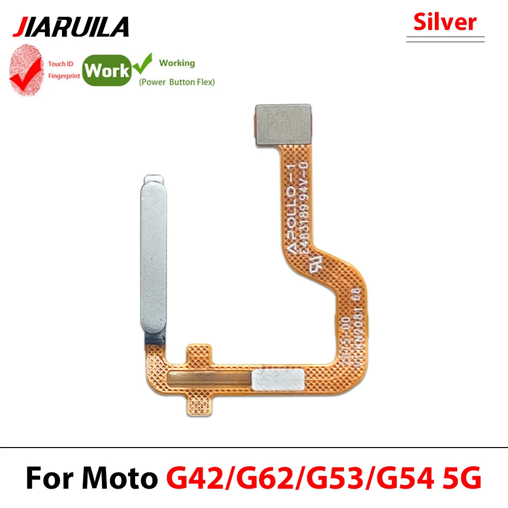 Home Button FingerPrint Touch ID Sensor Flex Cable For Motorola Moto G22 G42 G62 G53 G54 E32 Replacement Parts Motorola phone repair parts
