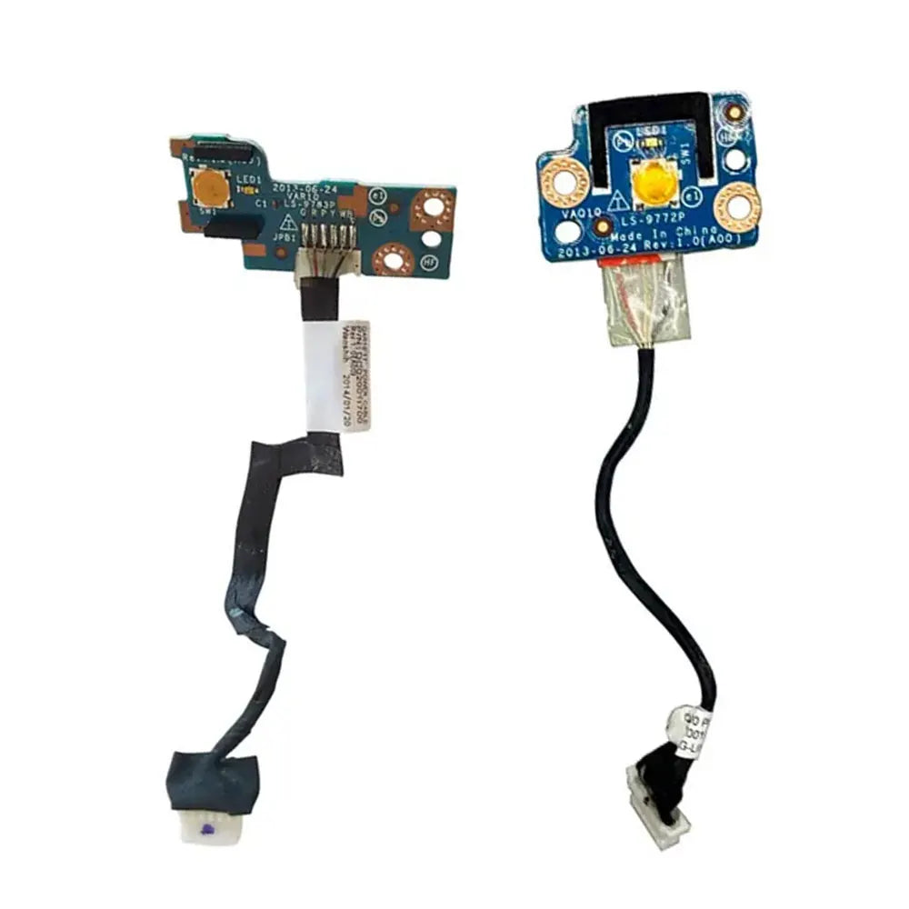 For Dell Precision M4700 M4800 M6800 Laptop Switch Power Button Board with Cable Repairing Accessories LS-9772P LS-9783P Dell laptop repair parts