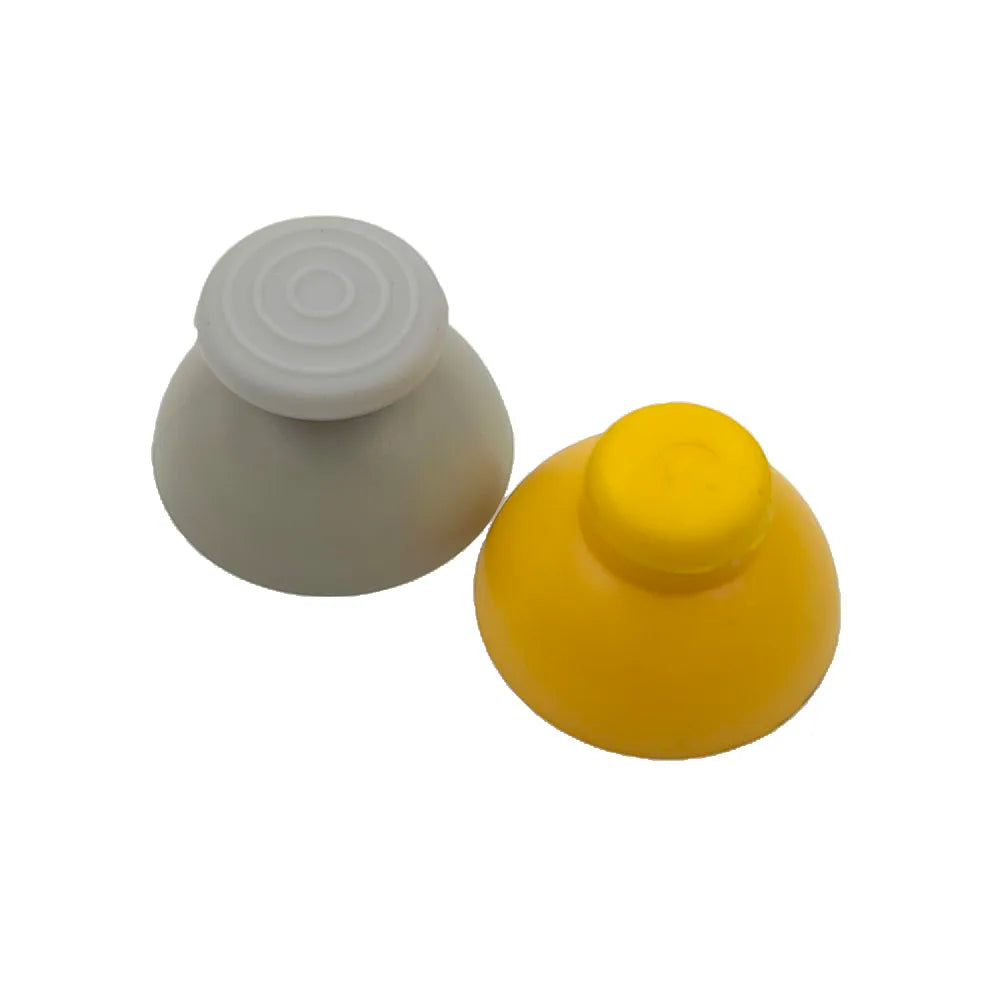 10PCS For GameCube NGC GC Controller Gray Yellow Left Right Analog Stick Thumb Cap Buttons Game console repair parts