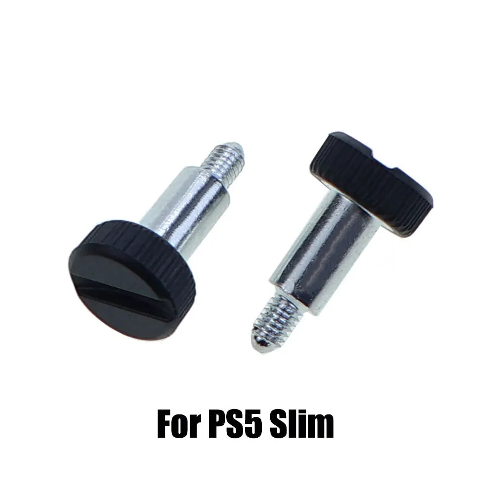 2pcs For Ps5 Slim Console Bracket Base Fixing Screws For PS5 Replacement Base Screws Vertical Stand Bottom Screw Repair Kit Game console repair parts