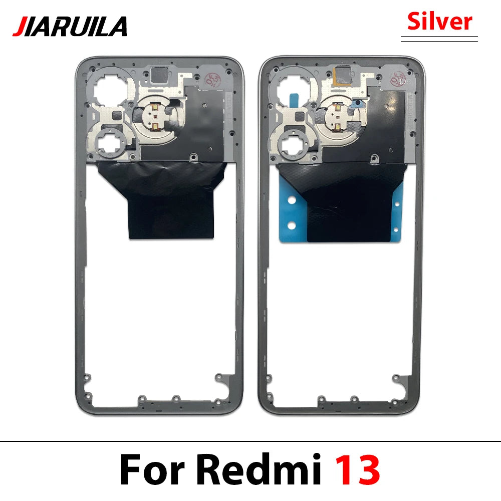 New Middle Frame For Xiaomi Redmi 12 13 13C 14C 4G 5G Door Housing Bezel Repair Parts Xiaomi Xiao mi phone repair parts
