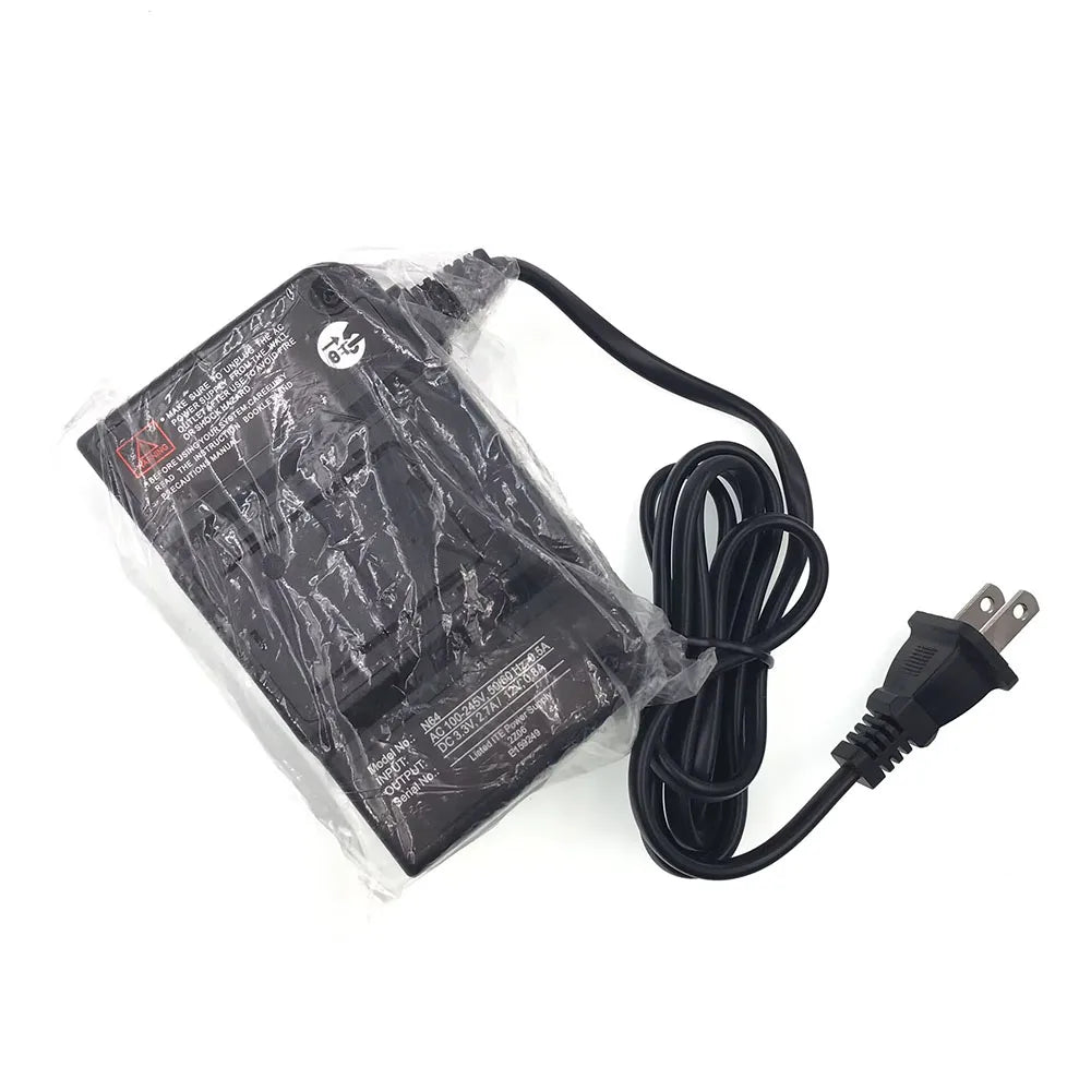 For Nintendo N64 AC Adapter Charger N64 US Plug Power Adapter Power Supply Cord Charging Charger Power Supply Game console repair parts
