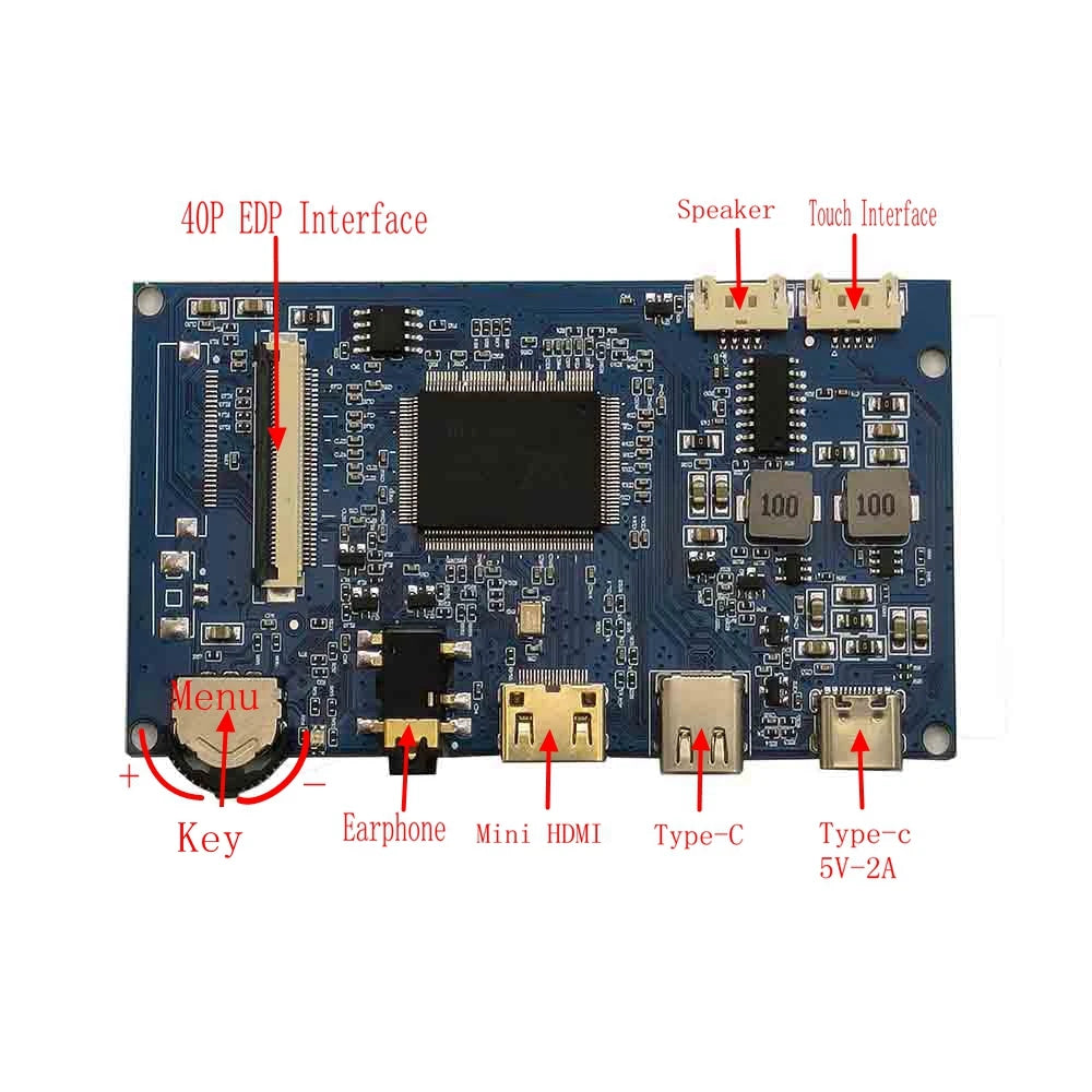 HDMI Type-c Controller Driver Board For IPAD3 / 4 2K 2048X1536 LP097QX1 A1416 A1430 A1403 A1458 A1459 A1460 LCD Screen Display Professional Repair Tools