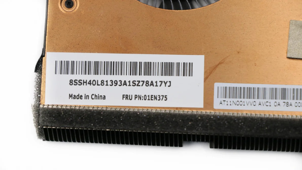 New Original For Laptop Lenovo ThinkPad E470 E470C CPU Cooling Fan Heatsink Radiator Dis FRU PN:01EN375 01EN376 01HW777 Lenovo laptop repair parts
