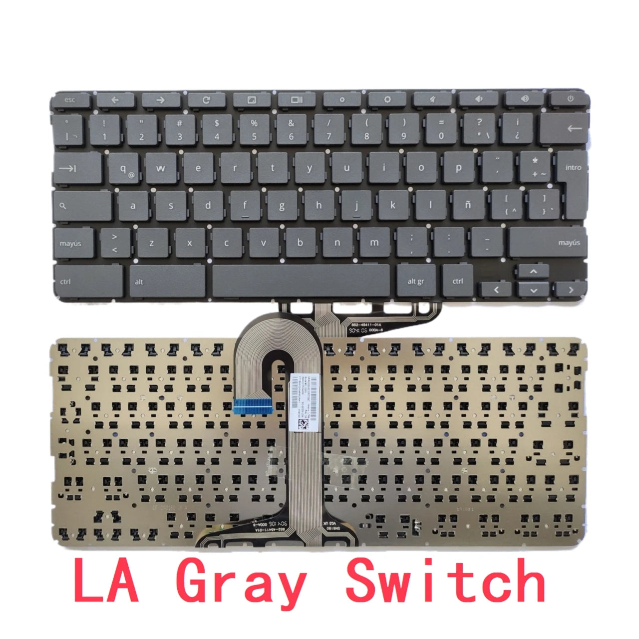 New US Spanish Latin Laptop Chromebook Keyboard For HP Chromebook X360 11-ae 11-ae027nr Notebook PC Replacement HP laptop repair parts