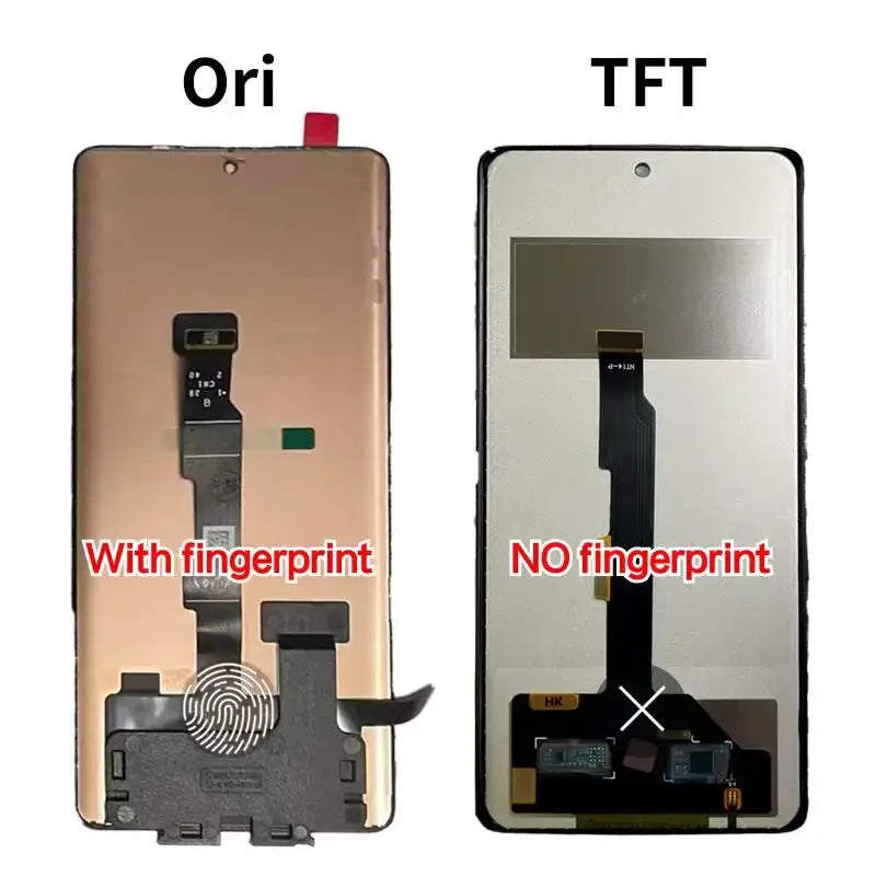 Note14Pro 4G 24116RACCG Display Screen With Frame For Xiaomi Redmi Note 14 Pro 4G LCD Display Screen Touch Digitizer Assembly Xiaomi phone repair parts
