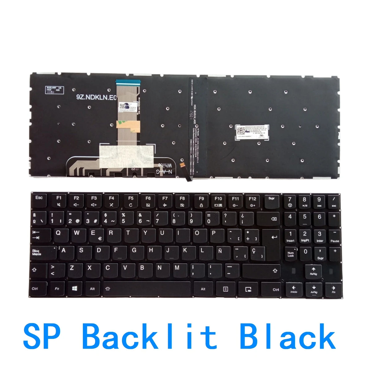 New US Russian Spanish language Backlit Keyboard For Lenovo Legion Y520 Y520-15IKB Y720 R720 R720-15IKB Y720-15IKB 15 15IKB Lenovo laptop repair parts