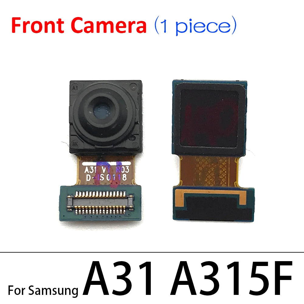 For Samsung A31 A315 A315F Back Rear Camera Module Flex Cable + Front Facing Camera Replacement Samsung phone repair parts