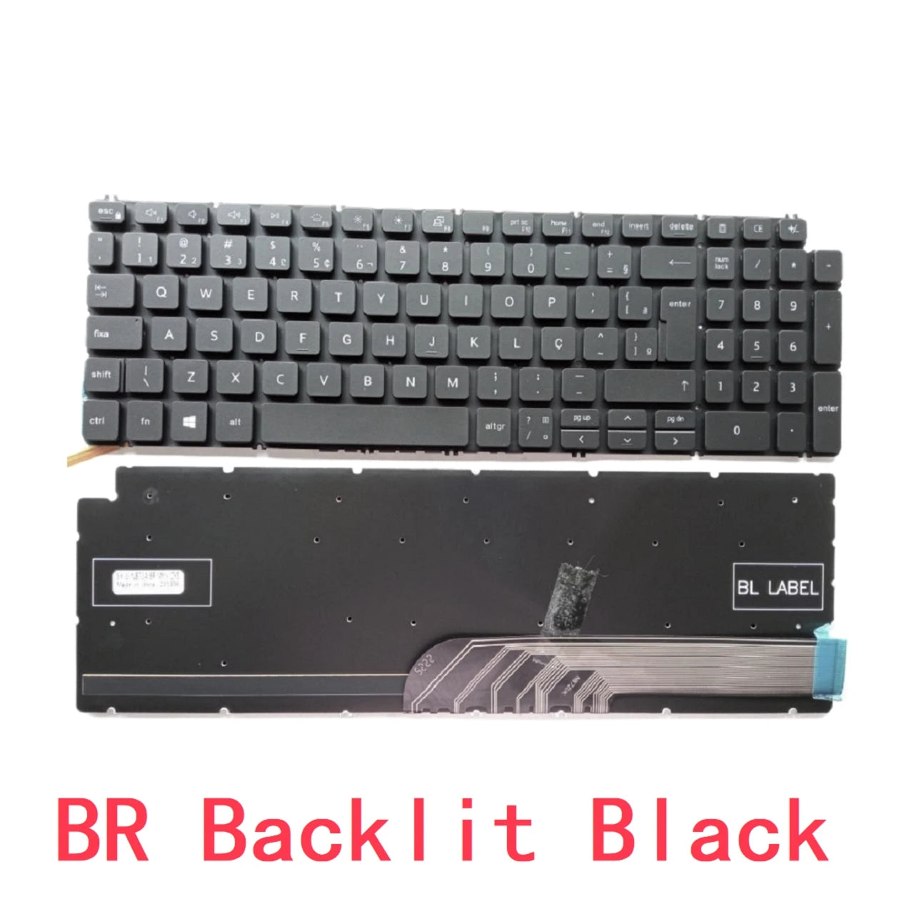 US RU SP BR Backlit Keyboard For Dell Latitude 3510 P101F Vostro 5501 5502 P102F 5590 P88F Inspiron 7500 7501 7506 7590 7591Dell laptop repair parts