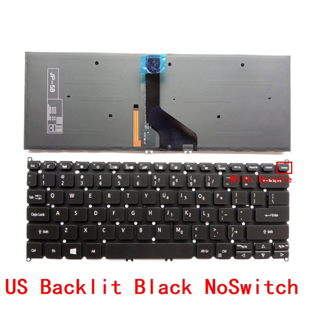 New US Russian Laptop Backlit Keyboard For Acer Swift 5 SF514-52 SF514-52T SF514-54 SF514-51 SF514-52T-59HY Replacement ACER laptop repair parts