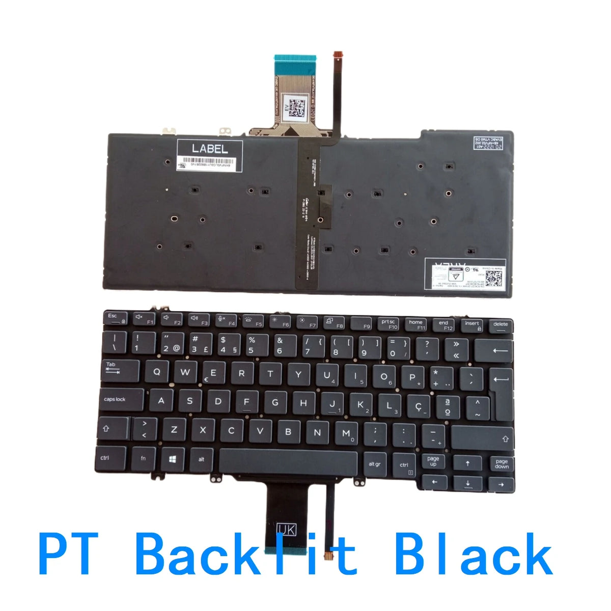 New US Spanish Latin UK Brazil Portuguese Laptop Backlit Keyboard For Dell Latitude 7300 E7300 5300 2 in 1 0483X1Dell laptop repair parts