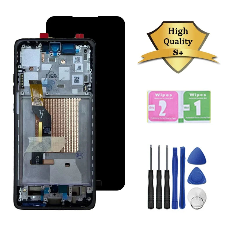 6.7" AMOLED For Motorola Edge 2025 LCD Display Screen Touch Digitizer Assembly For Moto Edge2025 XT2519 Display Frame Motorola phone repair parts