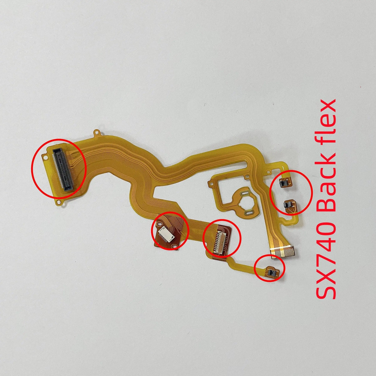 New SX740 Camera Lens Back Flex Cable With Sensor for Canon SX740 Lens Rear Cable Digital Camera repair parts