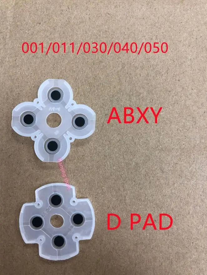 100pcs Silicone conductive Rubber Pads ABXY D Pad Buttons for Playstation 4 PS4 game pad Controller JDM-050-055 030 040 001 011 Game console repair parts