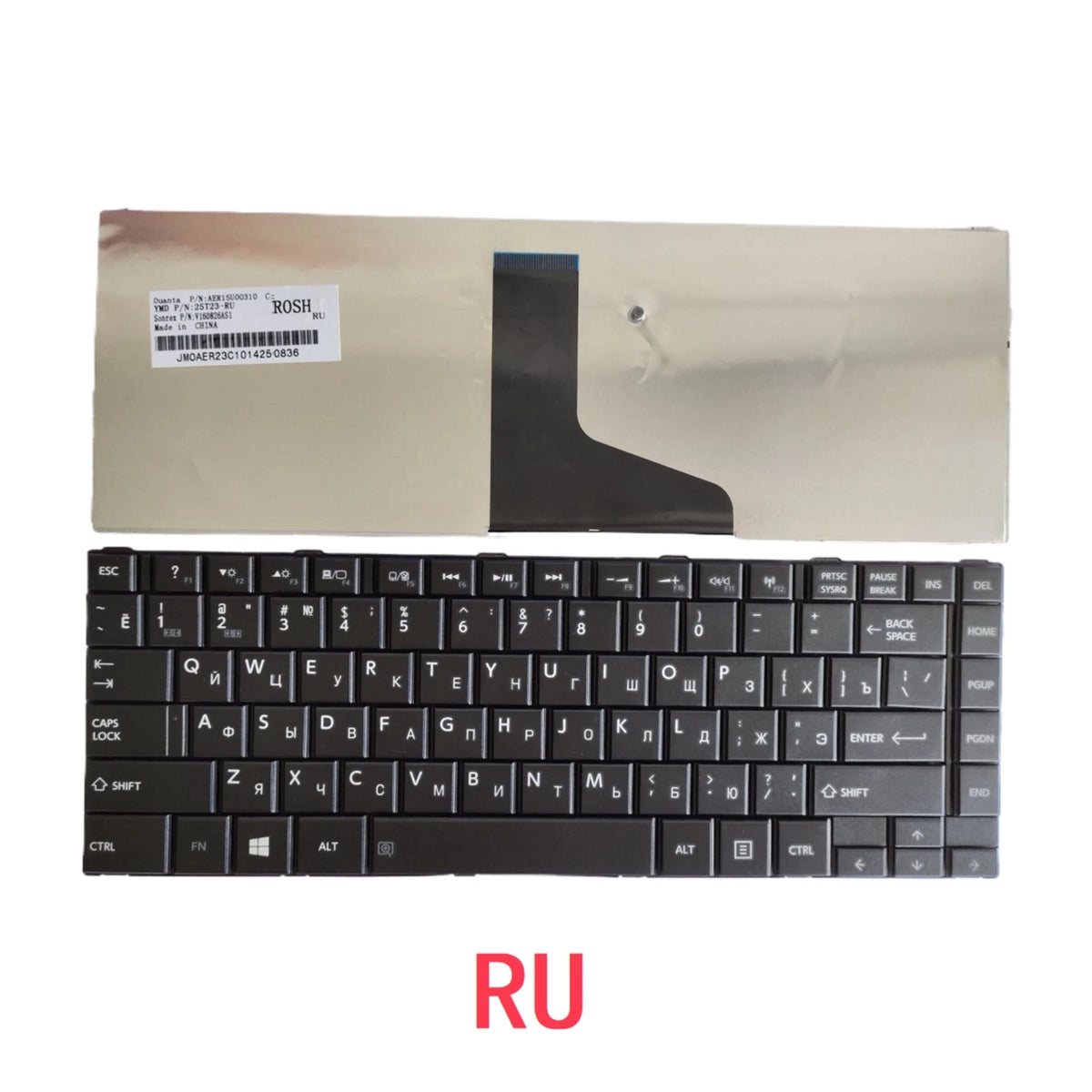 New US Russian Spanish Arab Laptop Keyboard For Toshiba Satellite C800 C800D C805 C840 C840D C845 C845D Notebook PC Replacement