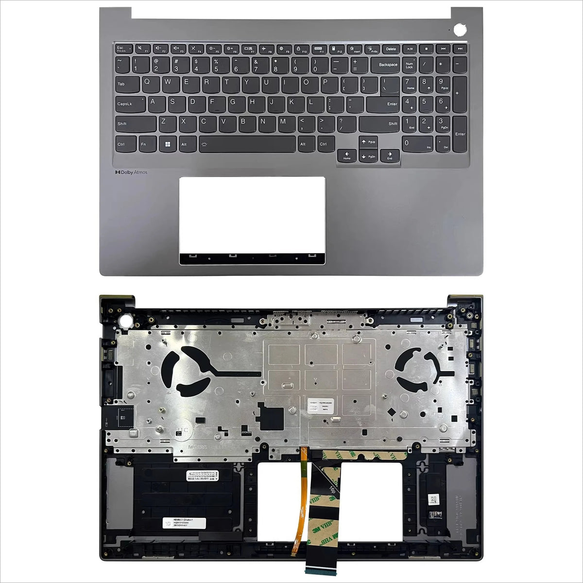 Upper case keyboard for Lenovo ThinkBook 16 G4 + G5 + IAP ARA 2022 topcase palmrest C shell keyboard cover touchpad assembly Lenovo laptop repair parts