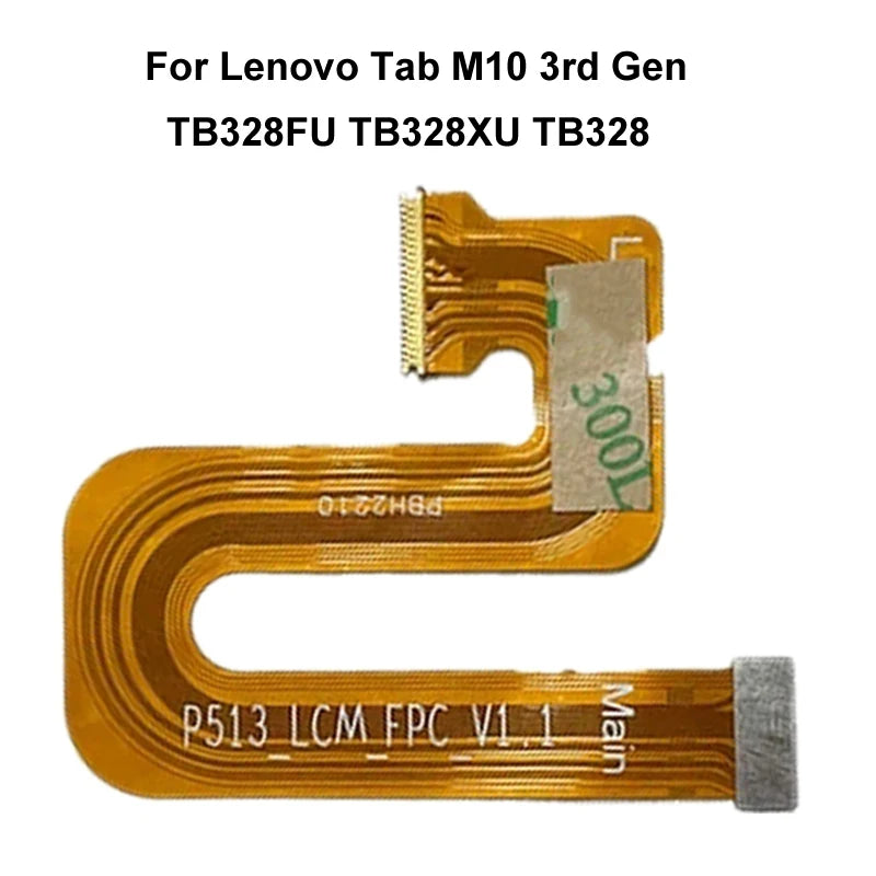 USB Charging Port Connector Charge Dock Board LCD Display Mainboard Flex Cable For Lenovo Tab M10 3rd Gen TB328FU TB328XU TB328 Motherboard to LCD Screen Connection Cable Replacement Lenovo Tablet repair parts