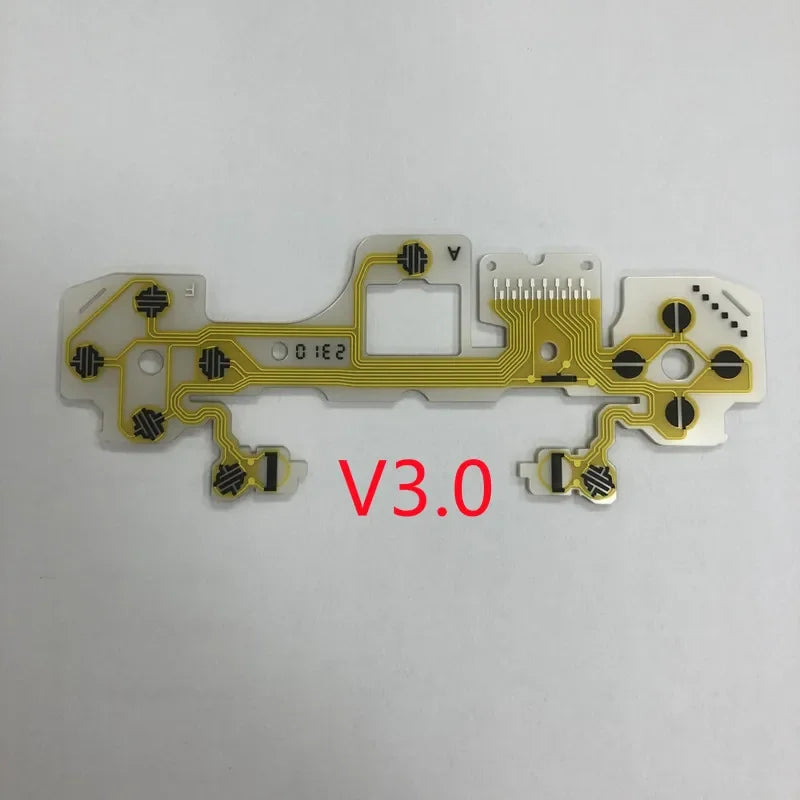 10pcs/Lot Replacement Original for Ps5 Conductive Film V1.0 2.0 3.0 Game Pad Controller Button Flex Cable Ribbon V1 V2 V3 Game console repair parts