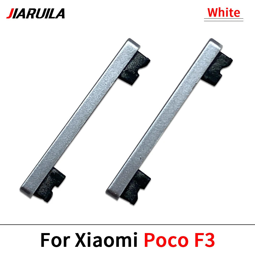 New For Xiaomi Poco F1 F2 Pro F3 F4 5G SIde Volume Button + Power ON / OFF Buttton Key Set Replacement Parts Xiaomi Xiao mi phone repair parts