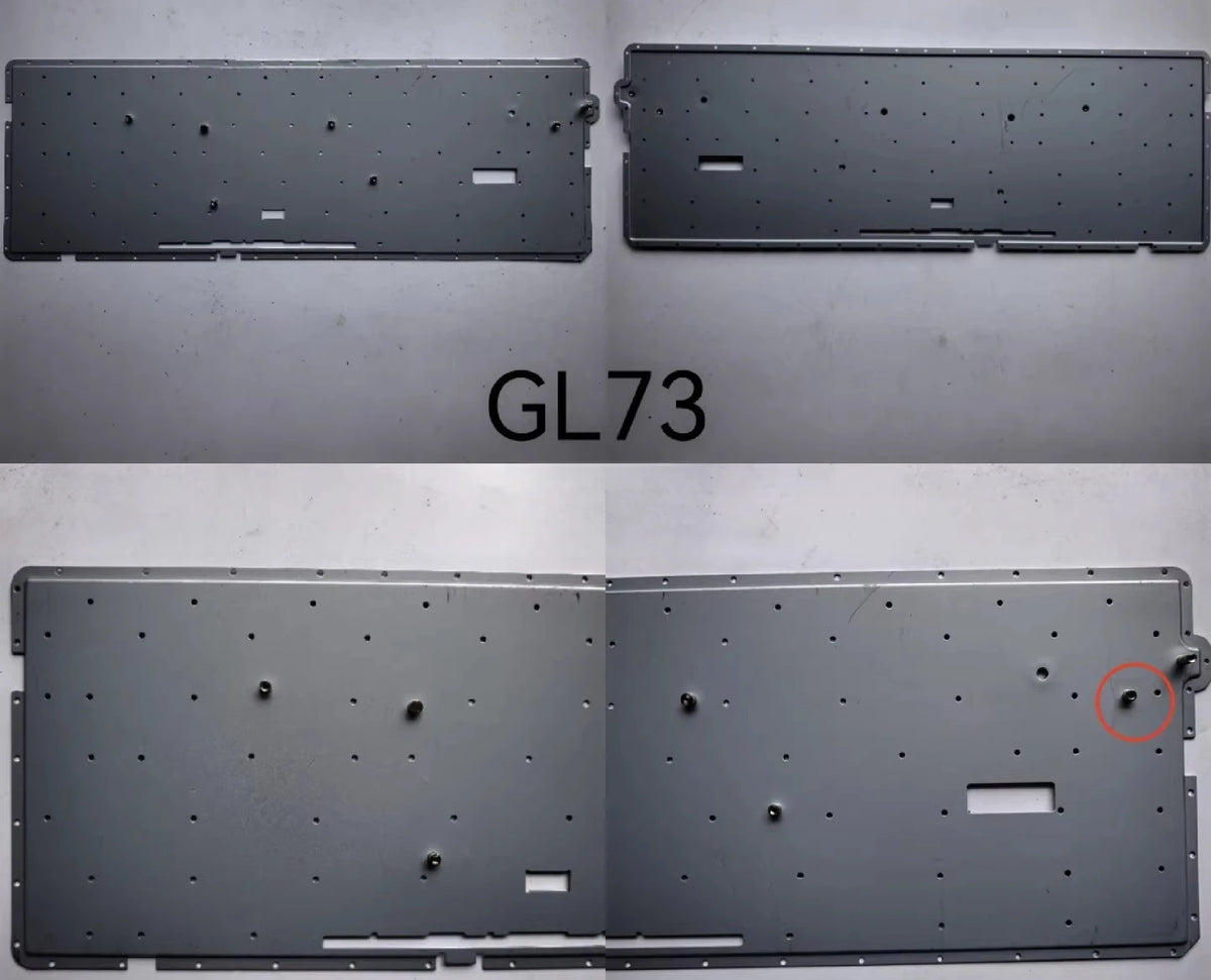 Cover case for MSI GE73 GP73 MS-17C1 17C5 17C7 17C3 WE73 Lcd back housing bezel frame upper palmrest topcase bottom hinge shell MSI laptop repair parts