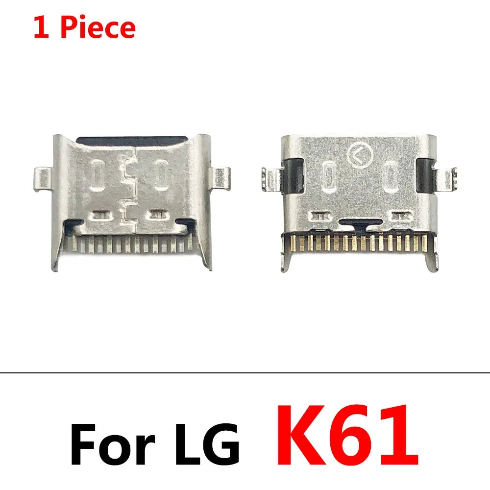 2Pcs, Charger Charging Connector USB Port Dock Connector For LG K9 K11 K4 K8 K12 Plus K50 K50s K41s K51 K51s k42 K52 K10 2017 LG phone repair parts