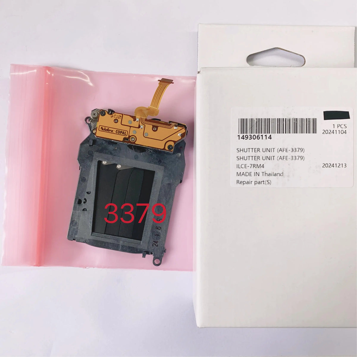 Brand New Original For Sony A7S2 A7RM2 A7RM3 A7R3A A7S3 A7RM4 A7R5 A7M3 A7M4 A9 A92 Shutter Unit AFE-3379 Blade Curtain Digital Camera repair parts
