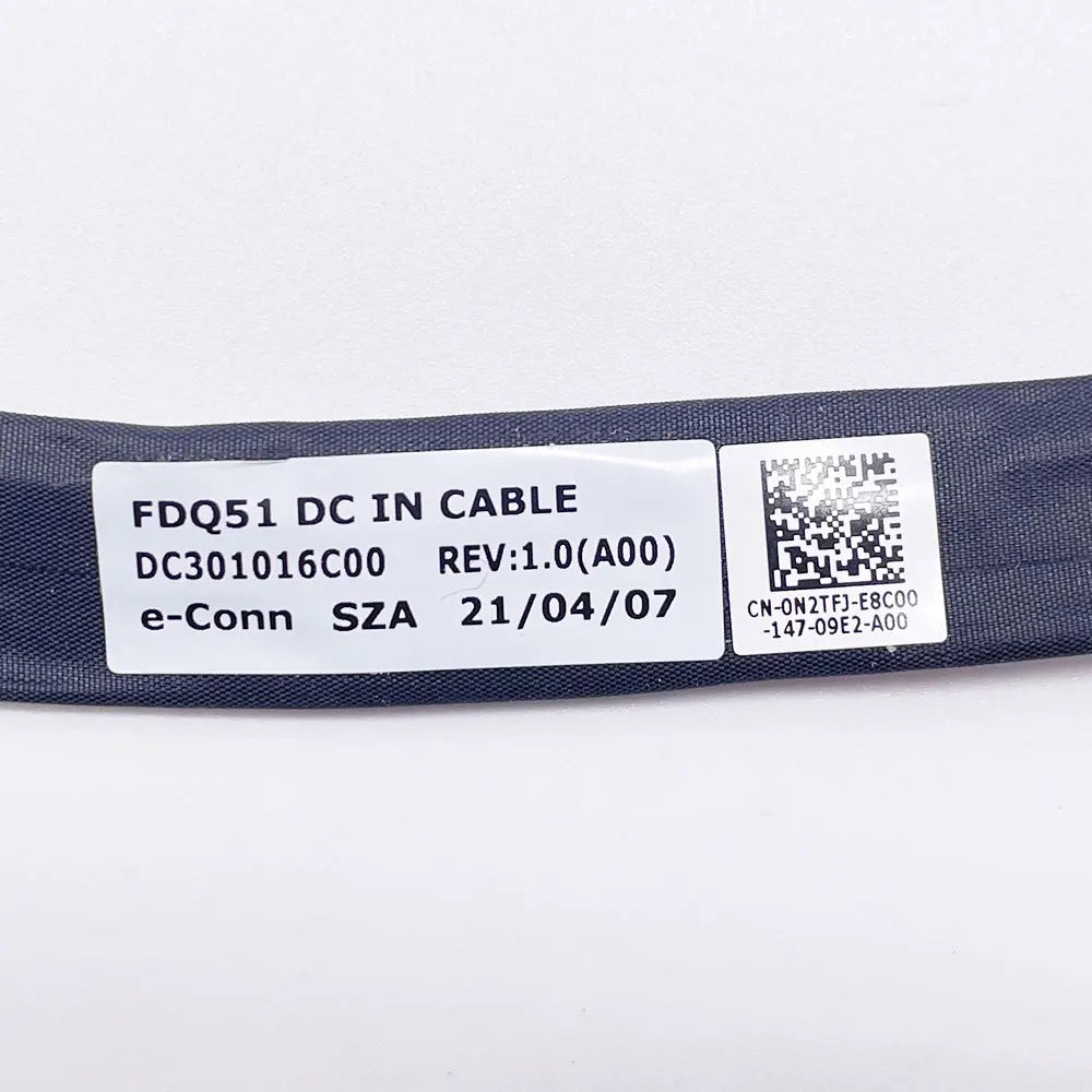 For Dell Alienware M15 R3 M15 R4 Laptop DC Power Jack DC-IN Charging Flex Cable FDQ51 DC301016C00 0N2TFJ Dell laptop repair parts