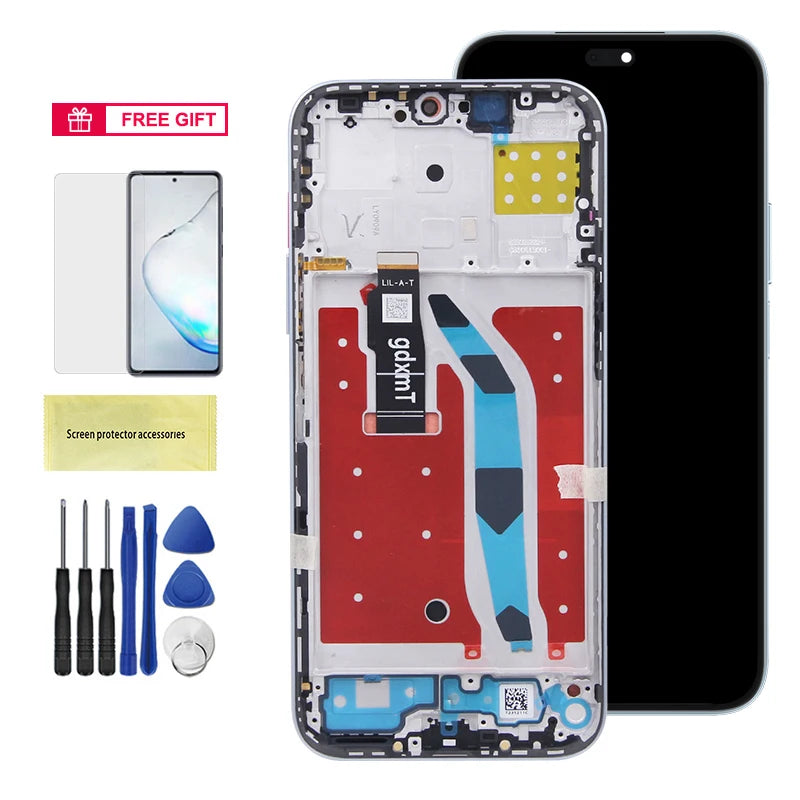 6.7" AMOLED For Honor X8B LCD LLY-LX1, LLY-LX2, LLY-LX3 Display Touch Screen Digitizer Assembly, For Honor X8B Display 100% Test Honor phone repair parts