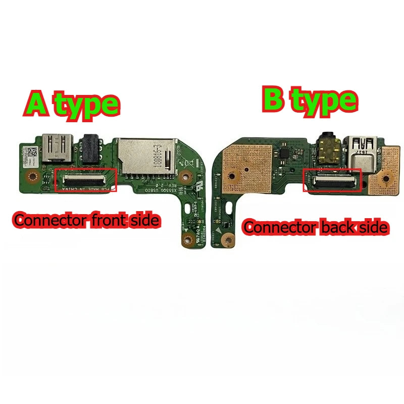 For Asus X555L K555L Y583L W509L X555DG QG UJ LD USB board daughterboard charging IO board audio board Asus laptop repair parts