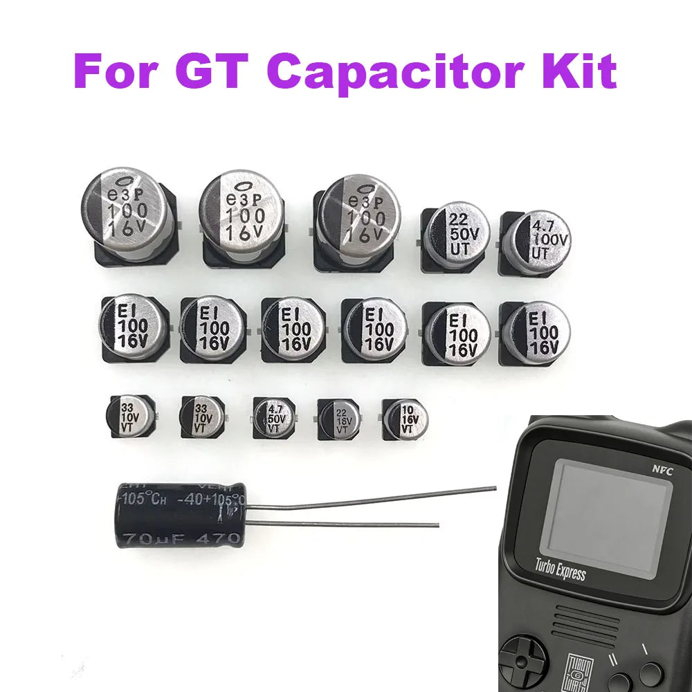 1-5pcs Capacitor Inductor Replacement Part For Gameboy Advance GBA SP GBC GBP For TurboExpress / PC Engine GT Capacitor Kit Game console repair parts