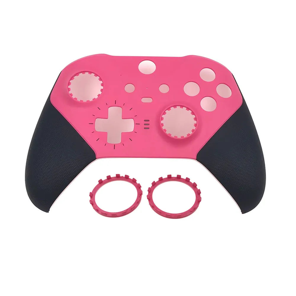 1Set Replacement Housing Shell For Xbox One Elite Series 2 Controller Front Cover Shell Case Faceplate Thumbstick Rings Game console repair parts