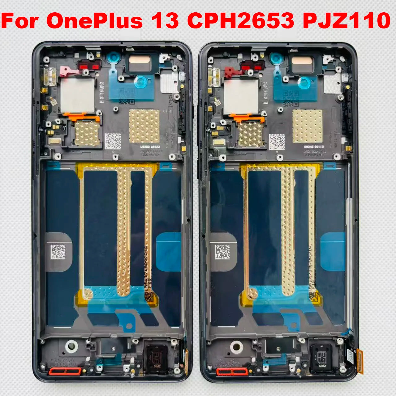 6.82" Original AMOLED For OnePlus 13 CPH2653 LCD Display Touch Screen Digitizer PJZ110 Replacement For OnePlus 13R 1+13T CPH2645 OnePlus phone repair parts