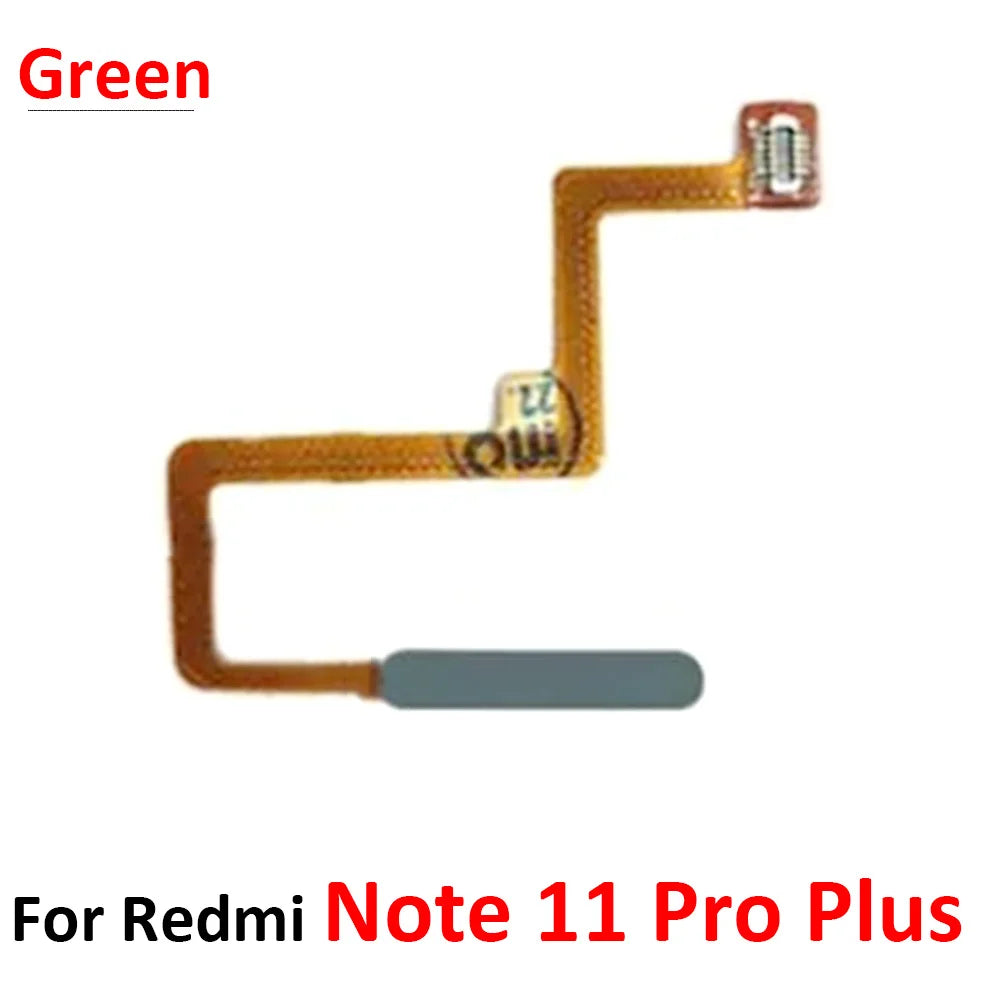 New Home Button FingerPrint Touch ID Sensor Flex Cable For Xiaomi Poco M4 Pro 4G 5G / Redmi Note 11 11s Pro Plus 4G 5G Xiaomi Xiao mi phone repair parts