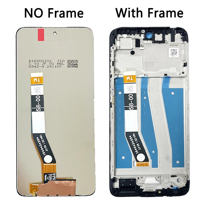 6.5'' New 120Hz LCD For Motorola Moto G14/G54 PAYF0010IN XT-2343-1 LCD Display With Frame Touch Screen Digitizer Assambly Motorola phone repair parts