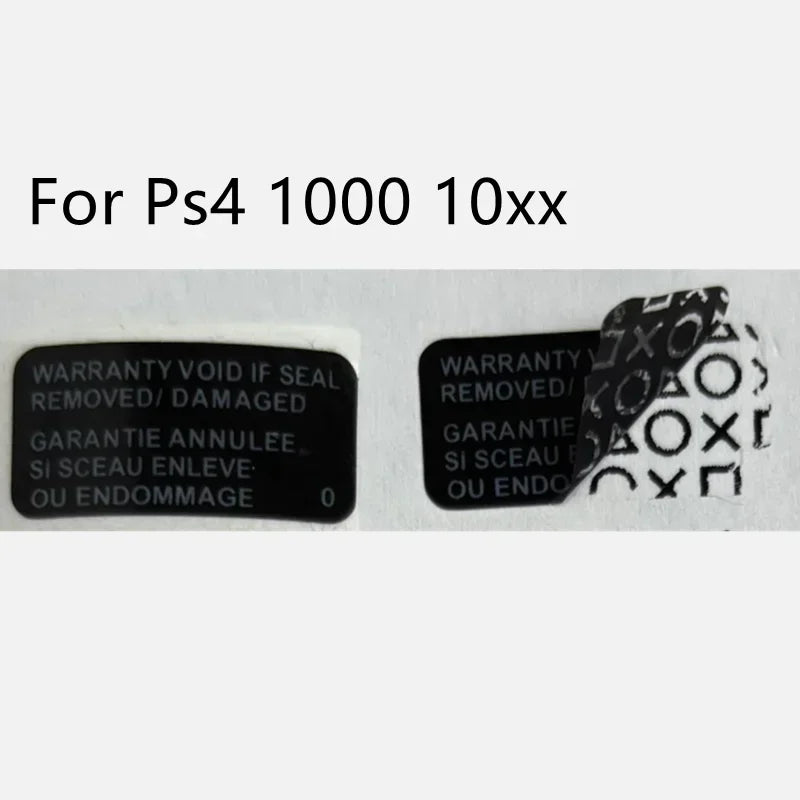 10PCS for PS4 SLIM PRO 10xx 11xx 12xx Console Housing Warranty Seal Label Sticker Replacement for Ps5 Console Game console repair parts