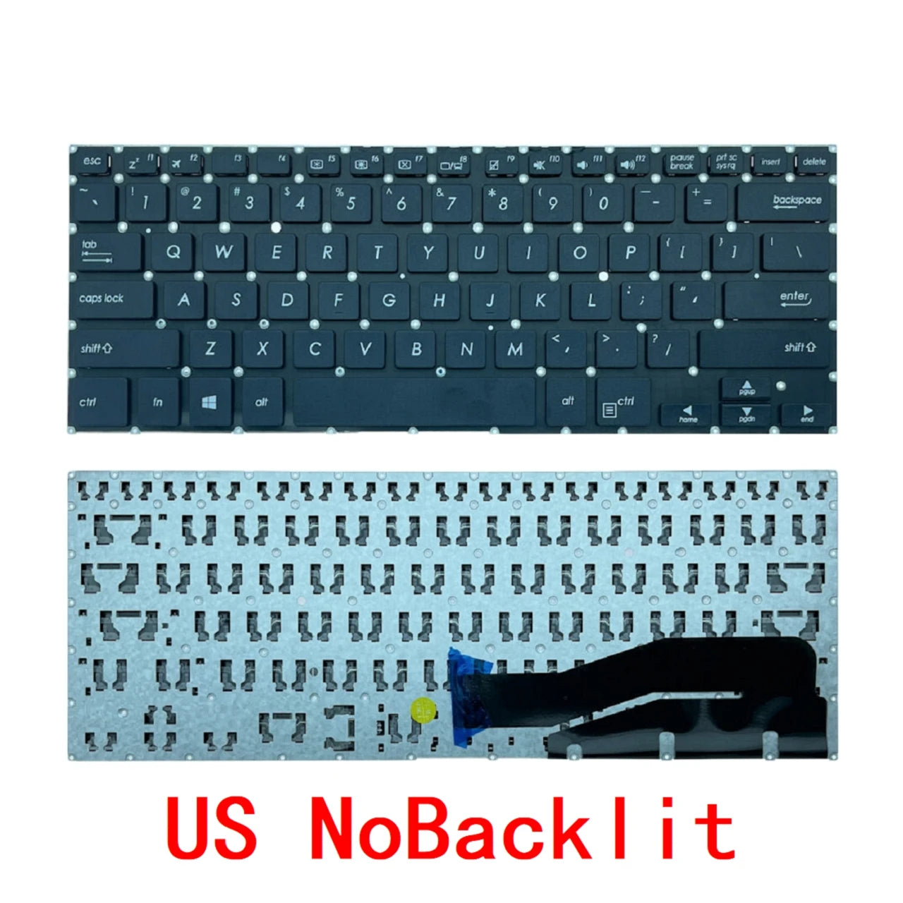 New US Spanish Laptop Backlit Keyboard For ASUS VivoBook Flip 14 TP410 TP410U TP410UA TP410UR TP410UA-DH51T TP410UA-DB51T ASUS laptop repair parts