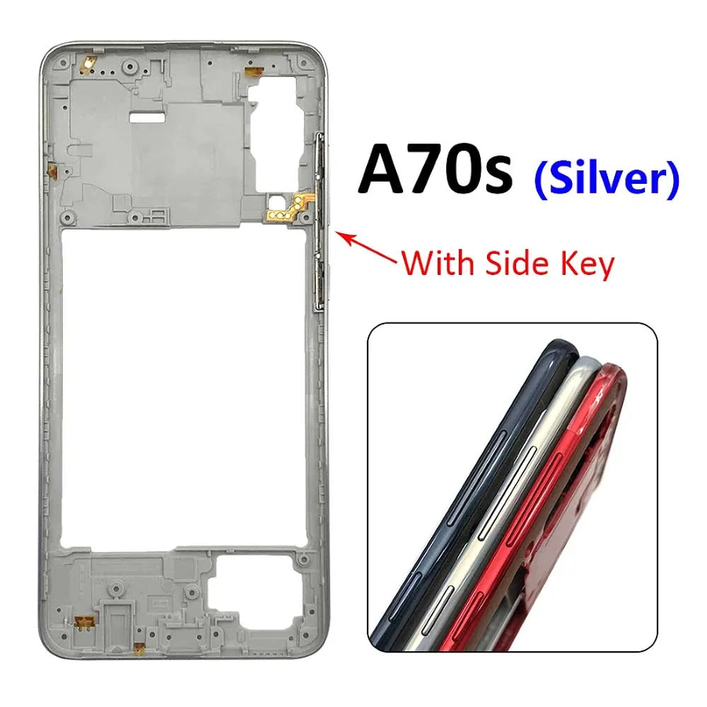 Middle Frame Holder Housing For Samsung A21s A20s A30s A50s A70s Replacement Repair Parts Samsung phone repair parts