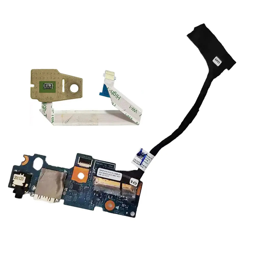 OEM For Dell Inspiron 5401 5402 5405 5408 5409 Laptop Card Reader USB Jack Audio Port I/O Switch Power Button Board Cable 03XKGT Dell laptop repair parts