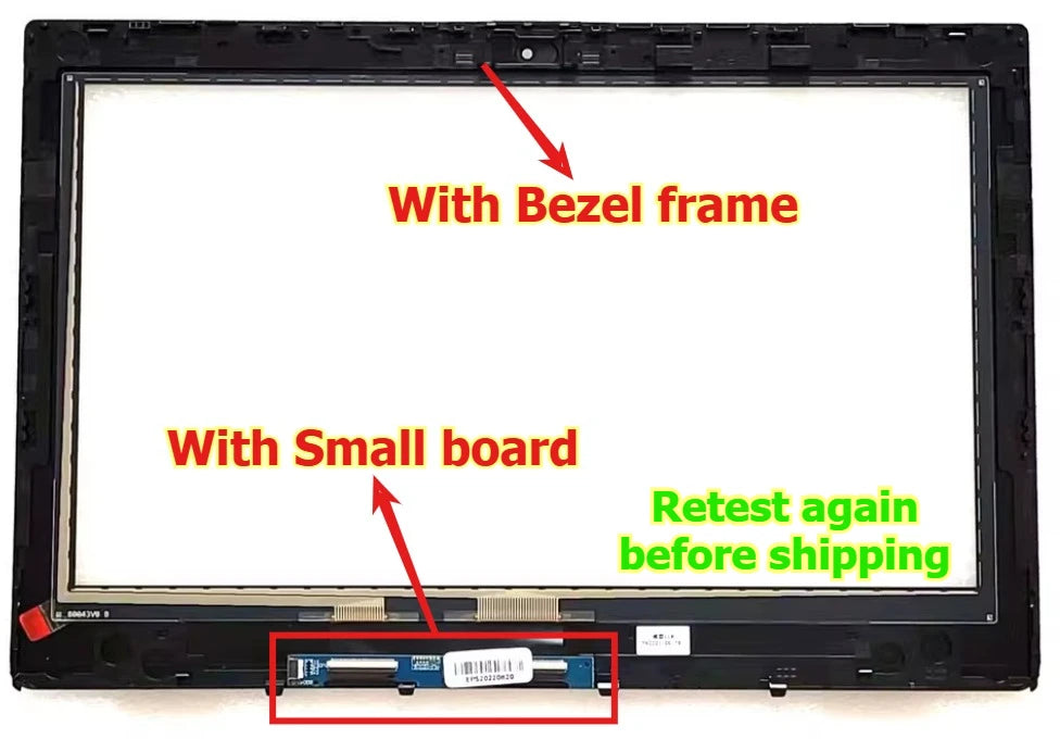 11.6 Inch For HP ProBook X360 11 G5 G6 EE 6070B1675701 stylus pen touch LCD Touch Glass Digitizer w/Bezel Frame Black