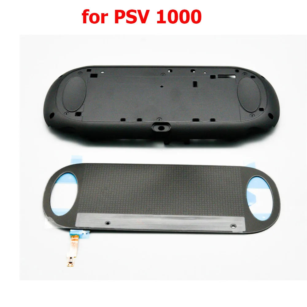 Black Rear Back Cover Housing Shell for PS Vita 1000 PSV1000 WIFI Case with Back Touch Pad Replacement Parts Game console repair parts