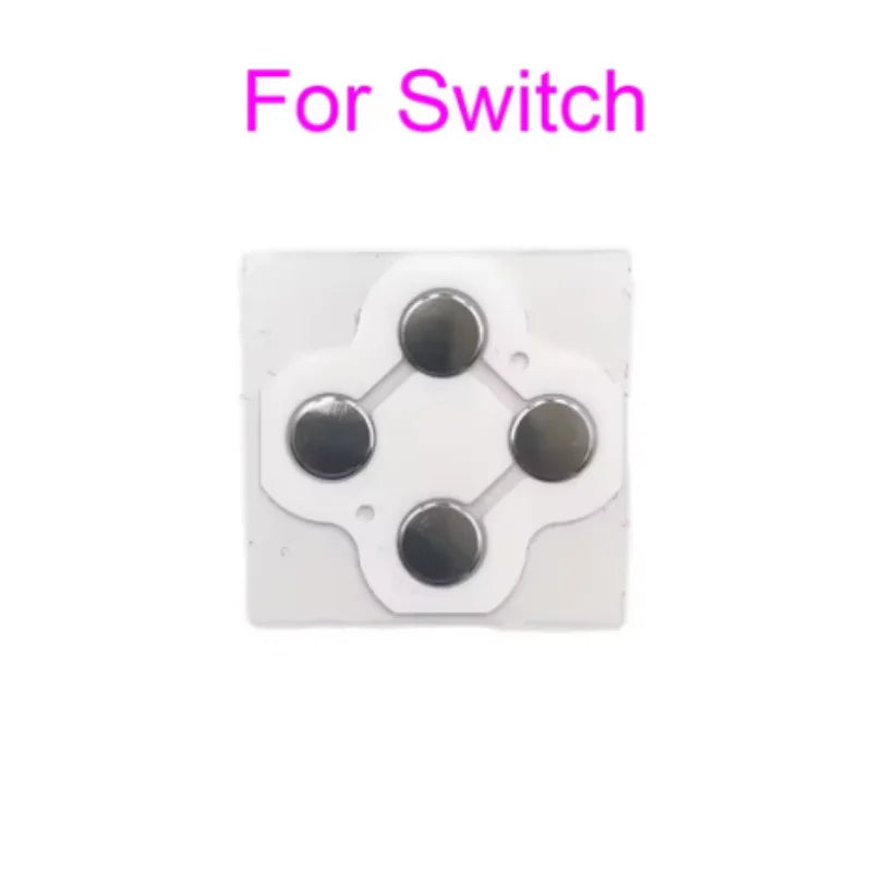 Original New Cross Key for Switch Game Pad Controller D PAD Metal Button Conductive Sticker Game console repair parts