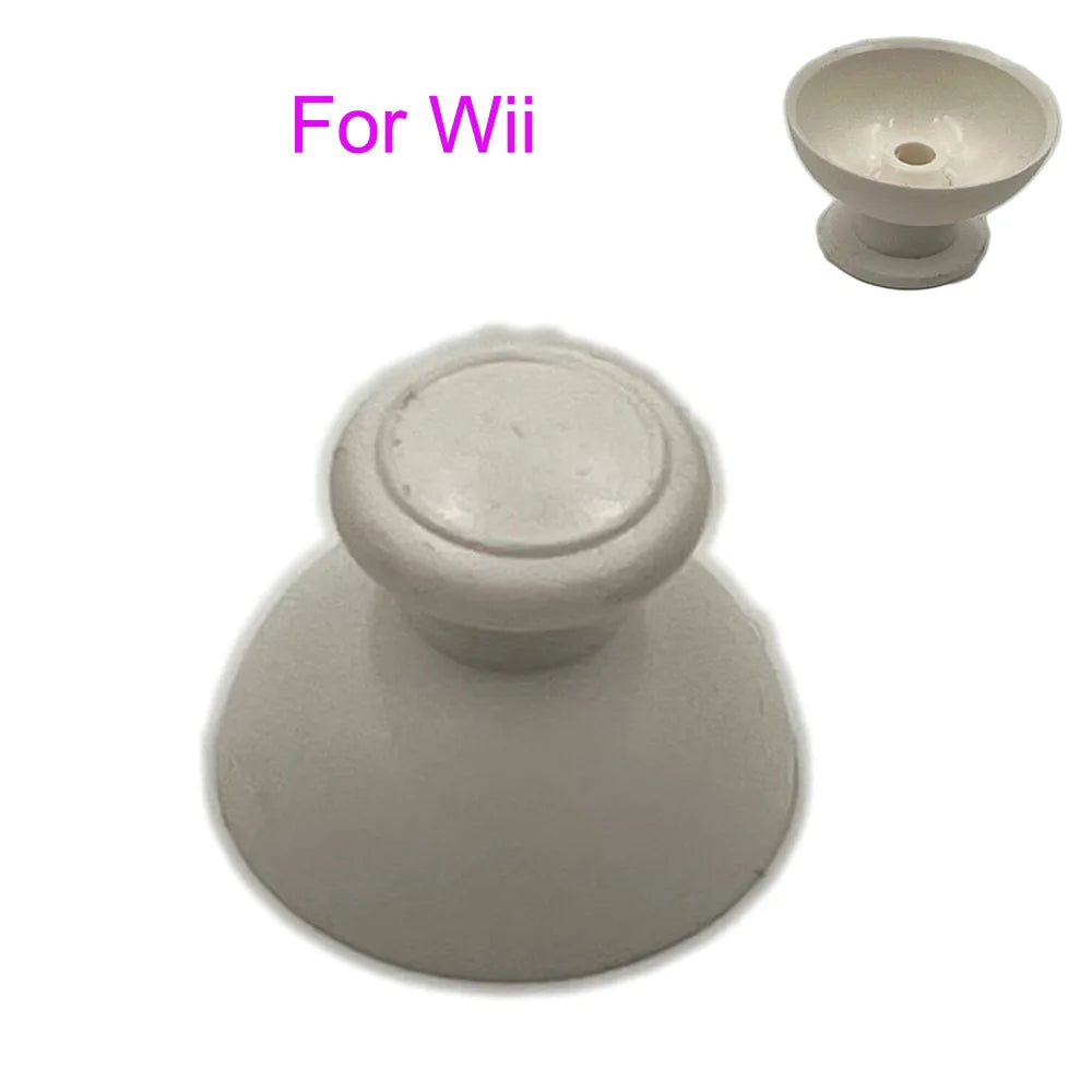 10PCS=5pairs For Wii Controller Nunchuck Analog Thumbstick Joystick Mushroom Cap Repair For Wii U Game Pad Console & Controller Game console repair parts