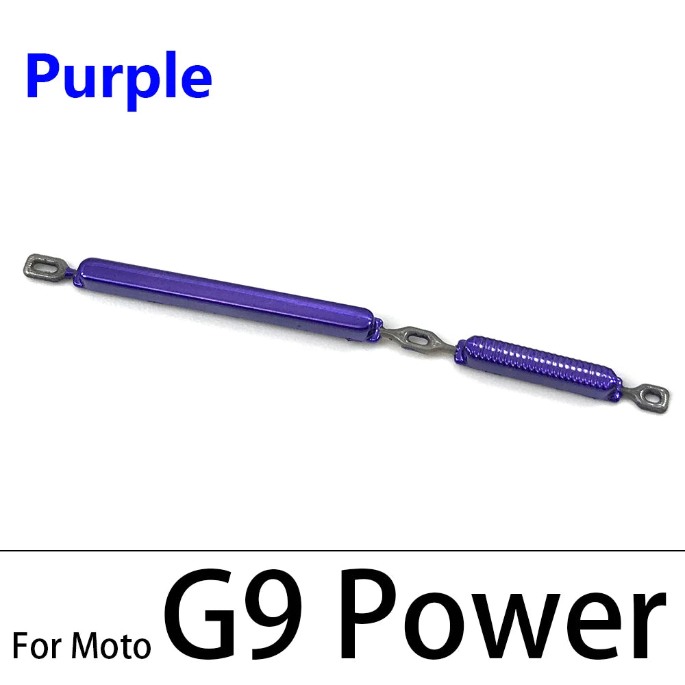 New For Motorola Moto G8 G9 Plus Play Power Lite Side Power and Volume Button Key Replacement Parts Motorola phone repair parts
