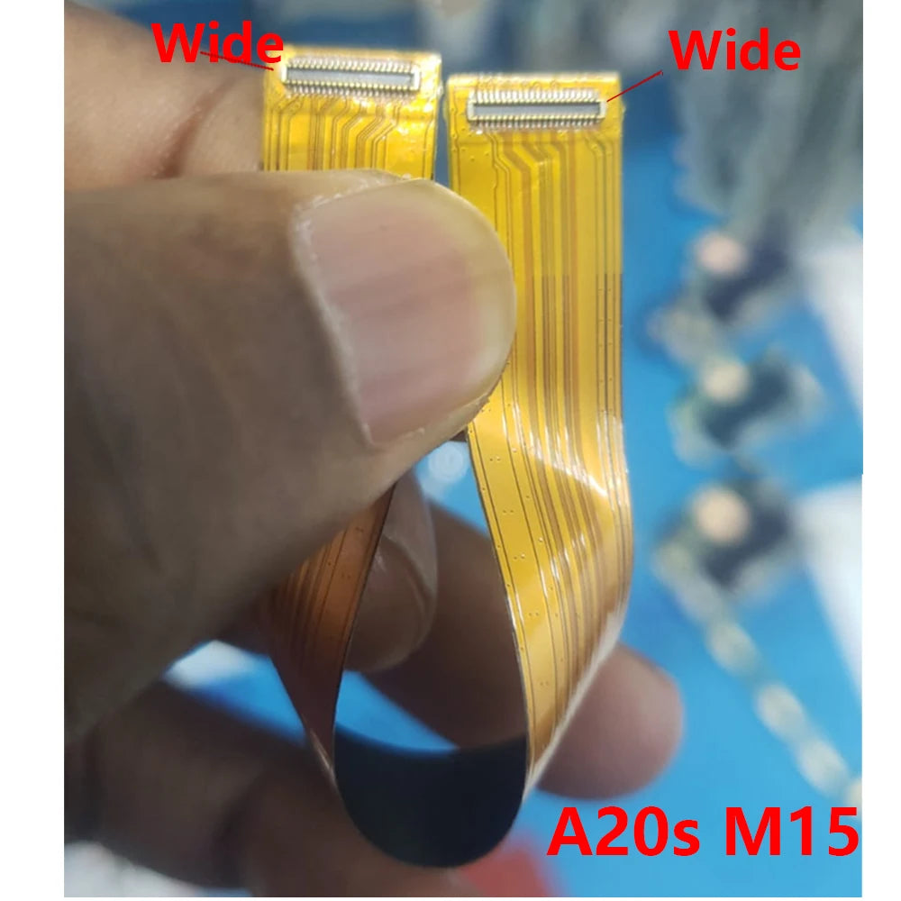 10Pcs/Lot, Motherboard Main Board Connector Flex Cable For Samsung A20s M15 Samsung phone repair parts