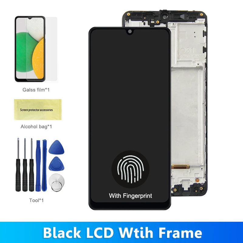A31 A315 A315F Display Screen Replacement, for Samsung Galaxy A31 A315 LCD Display Touch Screen Digitizer Assembly with Frame Samsung phone repair parts
