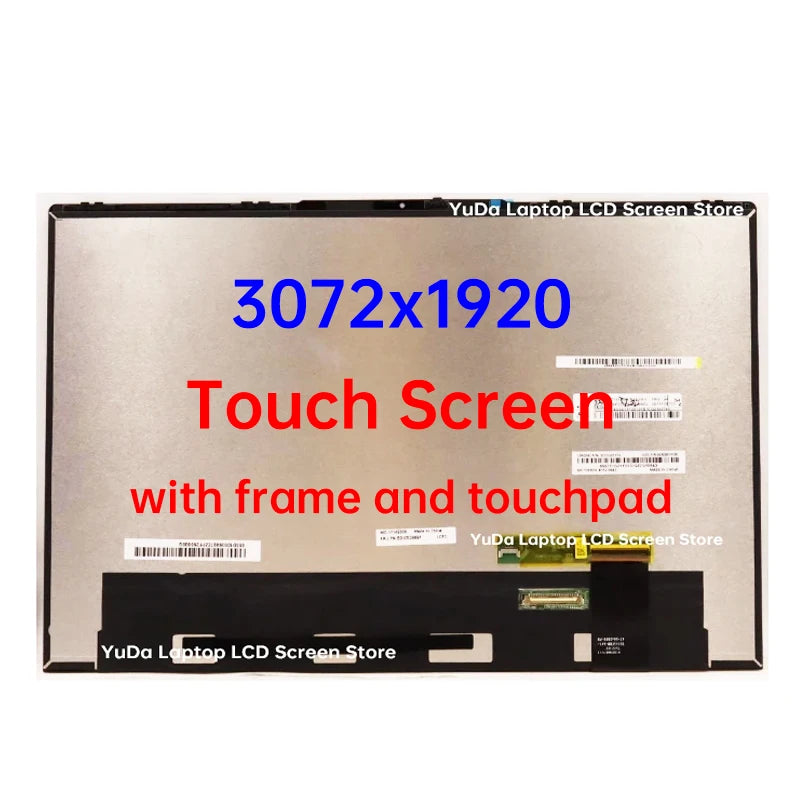14.5 Inch Touch Screen For Lenovo Yoga Slim 7 ProX 14ARH7 14IAH7 LCD Display Digitizer+With Frame Assembly Replacement 3072x1920 Lenovo laptop repair parts